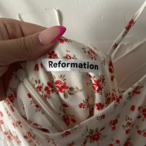 Reformation Bisque Mini Dress in Floral Colette Print - Picture 3 of 6